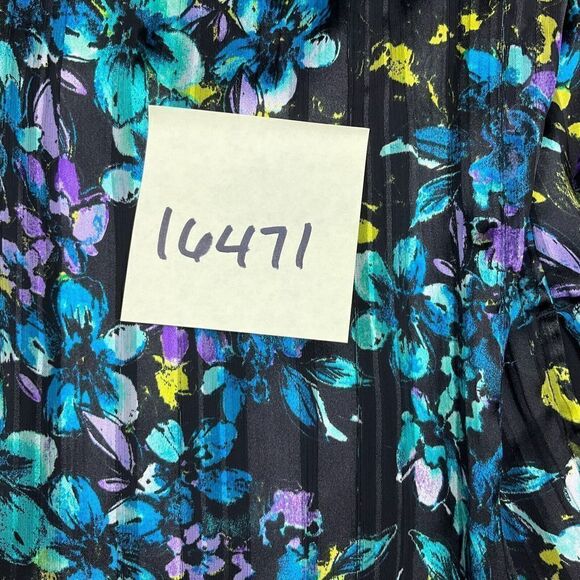 The Limited Collection Button Down Blouse Floral Long Sleeve Dressy Shirt 1X - Picture 8 of 8